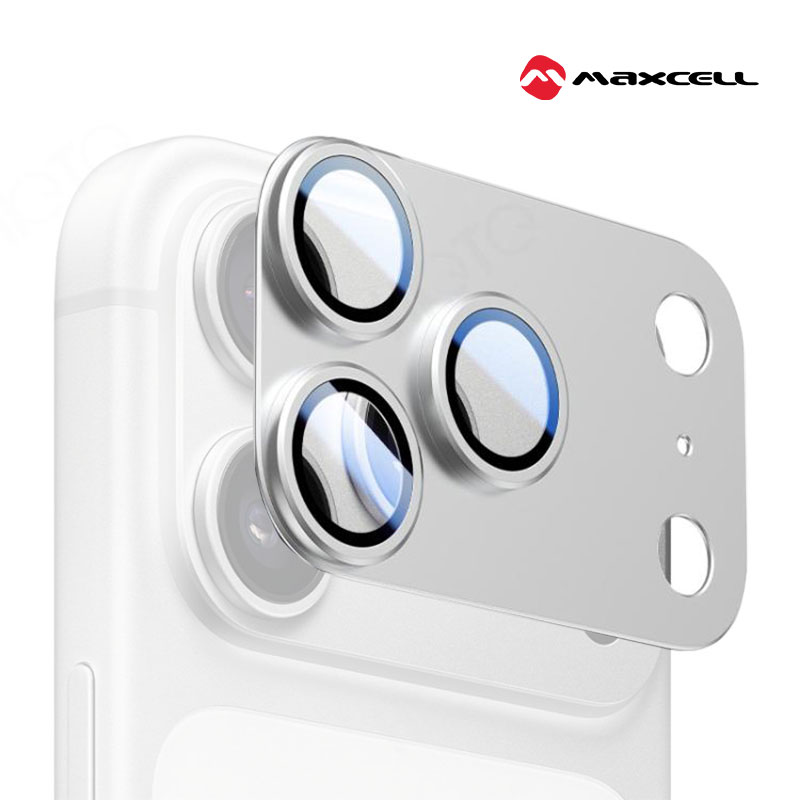 MXC » Folie Camere » iPhone 17 Pro Max - KIT, FullGlue Cover, Metallic » SILVER