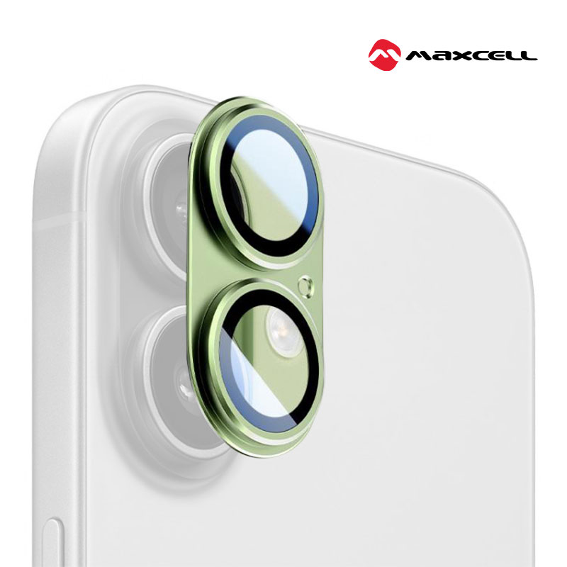 MXC » Folie Camere » iPhone 17 - KIT, FullGlue Cover, Metallic » GREEN