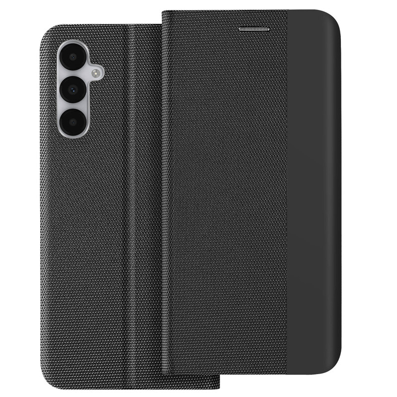 Husa Senso » Samsung A02s (A025G), Flip Magnetic Shell, Black