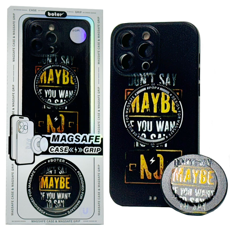 Husa Boter » iPhone 14, Magnet MagCase + PopGrip, Model #C