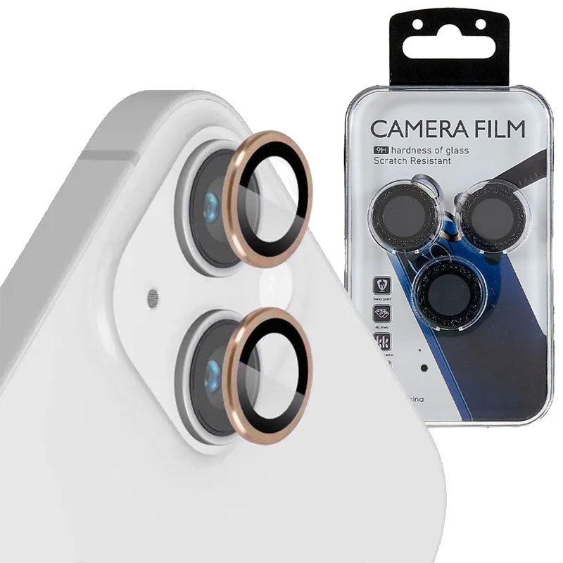 MX » Folie Camere » iPhone 15 Plus / 15 - Lens KIT, Gold