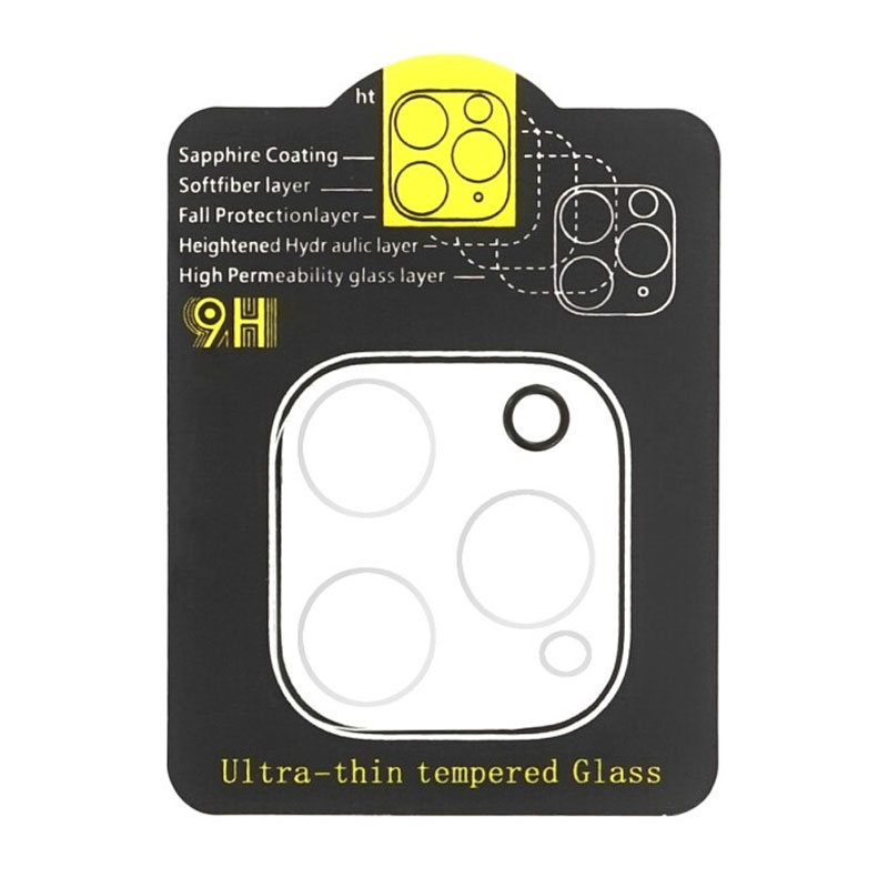 MX Full » Folie Camera » iPhone 11 Pro / 11 Pro Max - Full Cover, Clear/Black