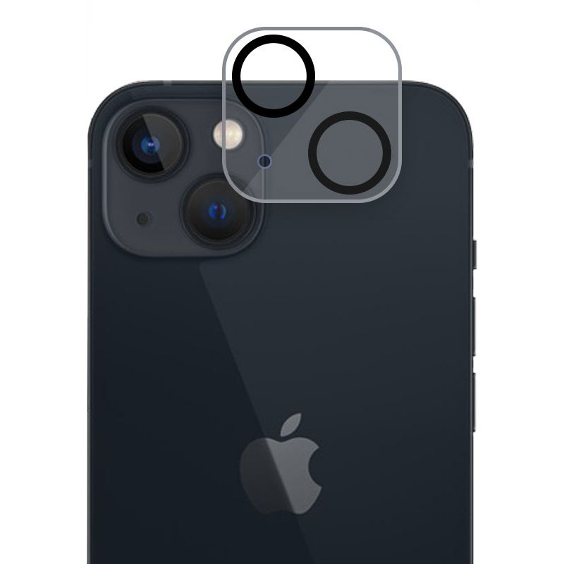 MX Full » Folie Camera » iPhone 14 Plus / 14 - Full Cover, Clear/Black