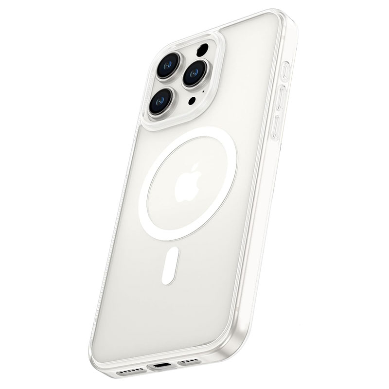 Husa Fashion » iPhone 15 Plus - MagSafe color, Frosted, Gray / White