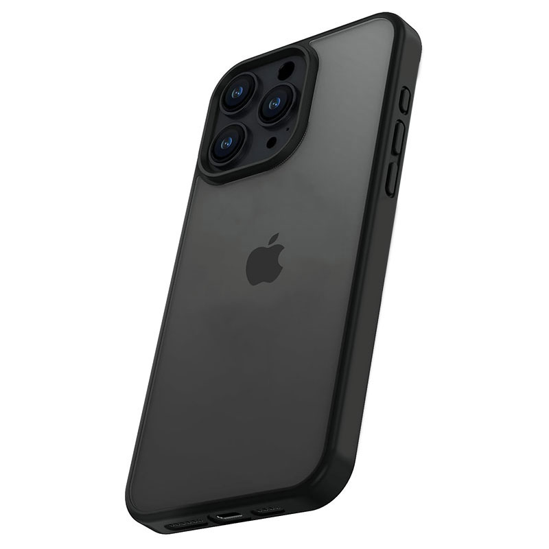 Husa Fashion » iPhone 15 Pro - Frosted, Gray / Black