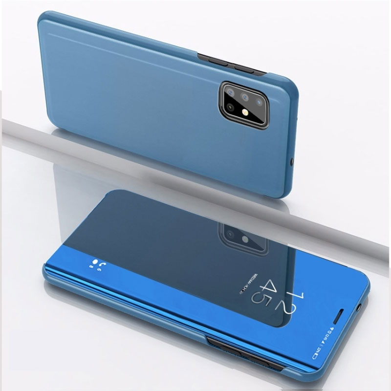 Husa Mirror » Samsung A70 (A705) - Flip Stand | Blue