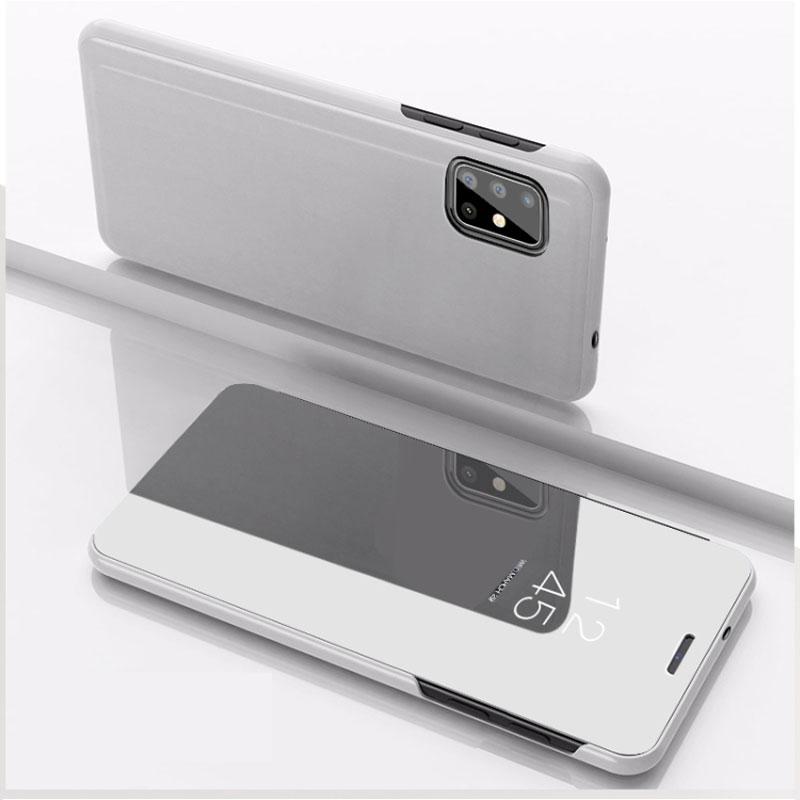 Husa Mirror » Samsung S8 Plus (G955) - Flip Stand | Silver