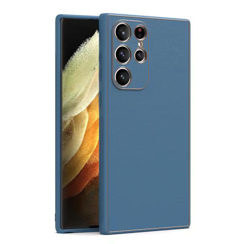 Husa Yolo, Samsung A25 (A256), Eco-Leather, TPU Edge, Navy Blue