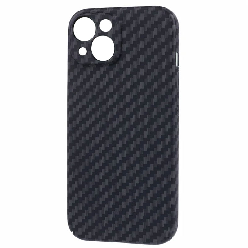 Husa iPefet Carbon, iPhone 12, Kevlar Pattern, Black