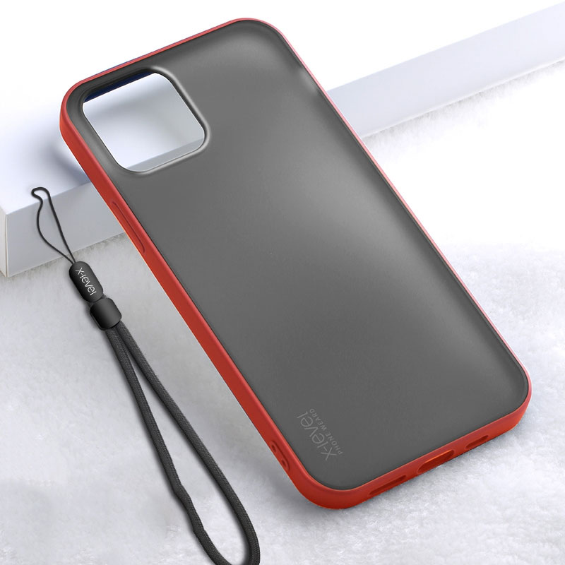 Husa X-Level Beetle - Huawei P20 Pro - Matte, Frosted, Edge Red / Grey
