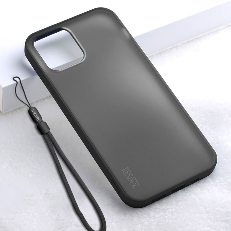 Husa X-Level Beetle - iPhone Xr - Matte, Frosted, Edge Black / Grey