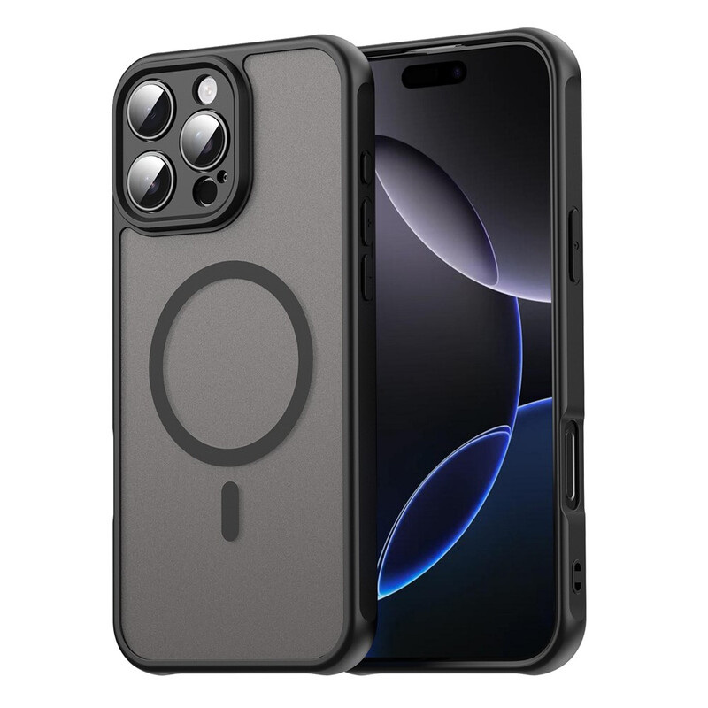 Husa MagFrost Pro » iPhone 14 Pro Max, Matte MagSafe, Frosted Gray / BLACK