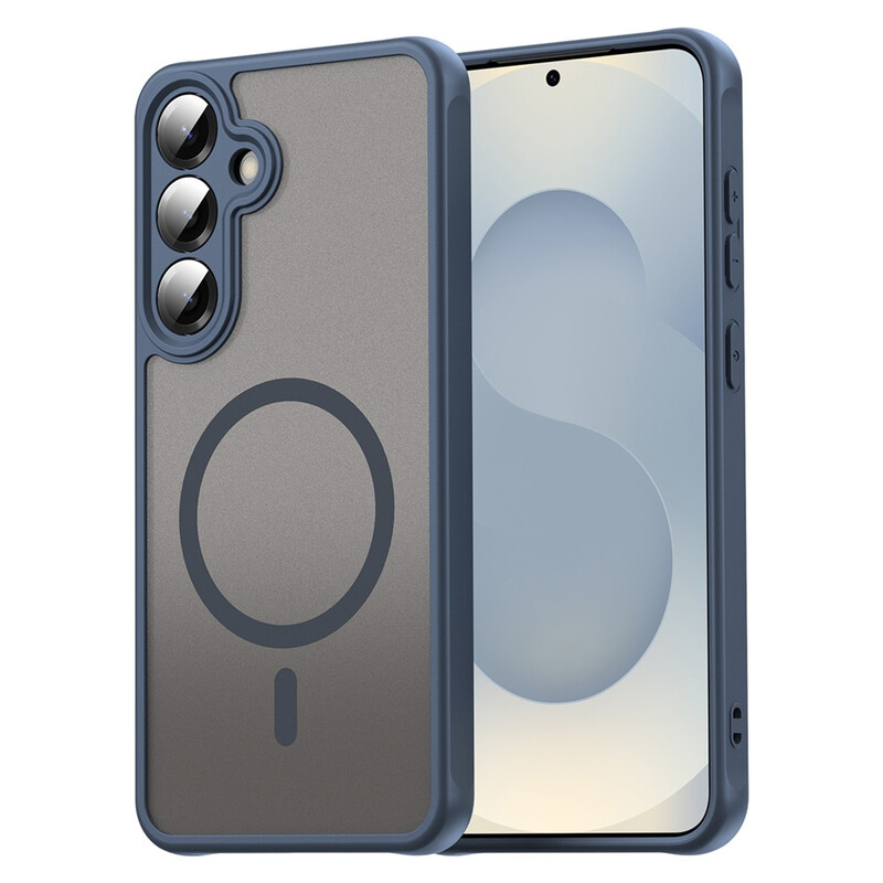 Husa MagFrost Pro » Samsung A15 (A156), Matte MagSafe, Frosted Gray / NAVY BLUE
