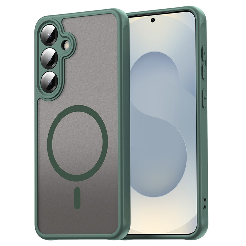 Husa MagFrost Pro » Samsung S25 Plus (S936), Matte MagSafe, Frosted Gray / DEEP GREEN