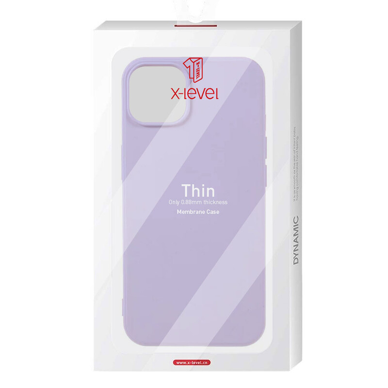 Husa X-Level Thin - iPhone 12 Pro Max - MicroFiber, Lilac