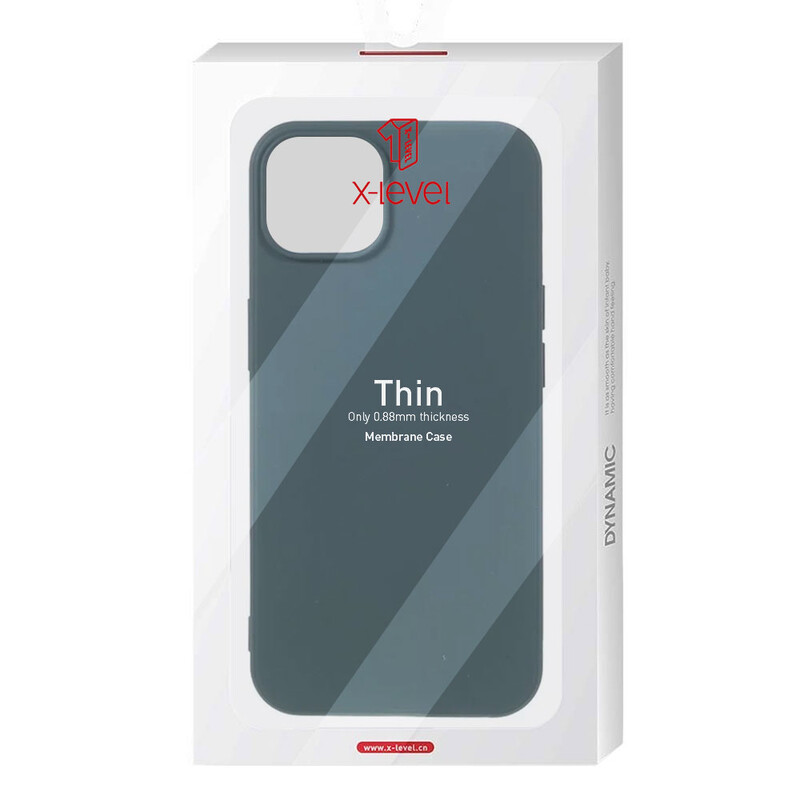 Husa X-Level Thin - iPhone 14 Pro - MicroFiber, Dark Green