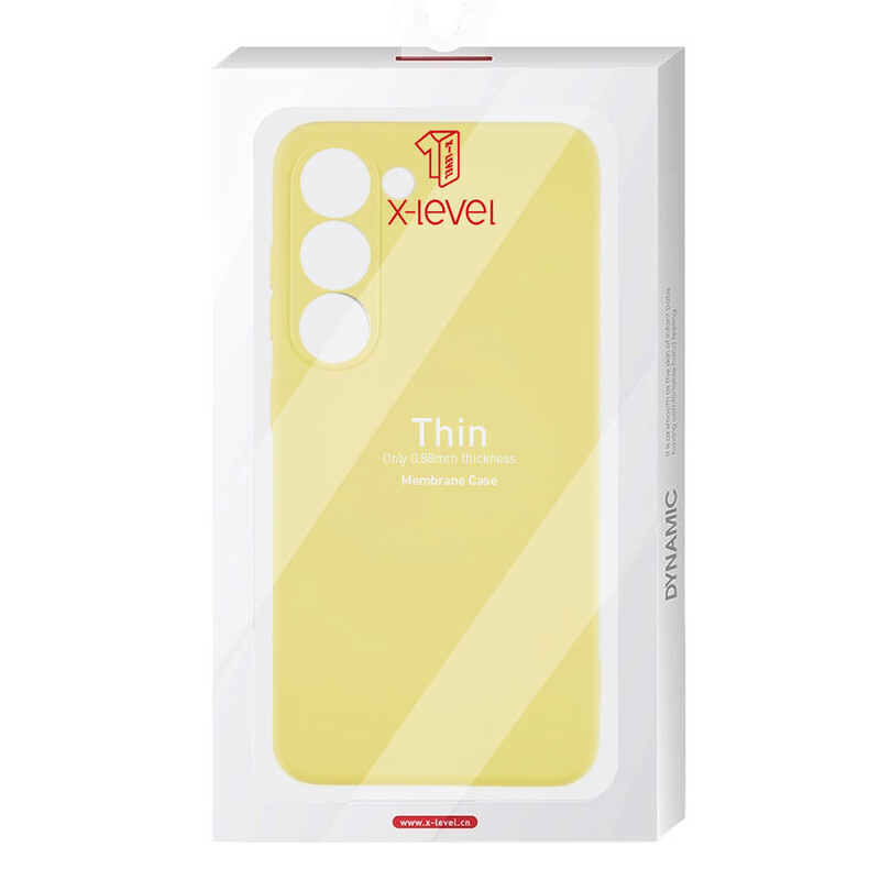 Husa X-Level Thin - Oppo A54 5G / A74 5G - MicroFiber, Yellow