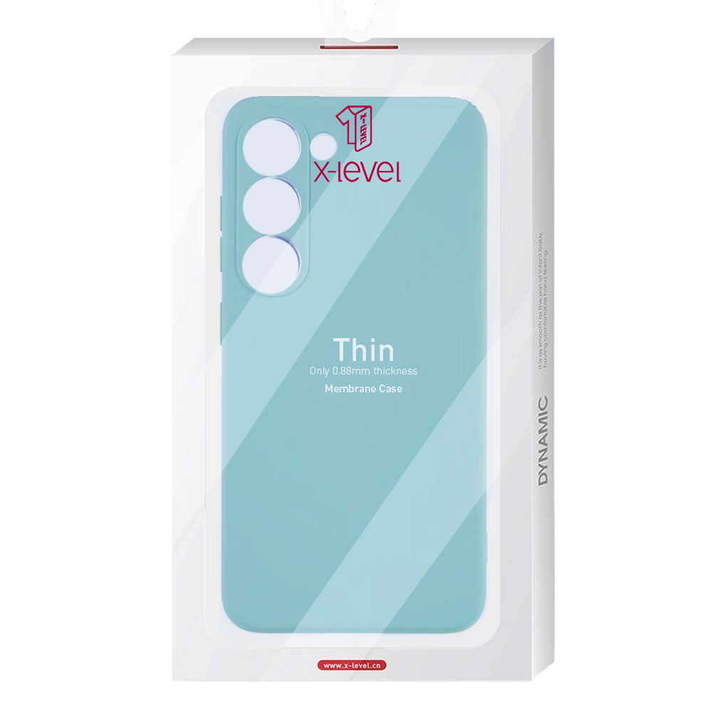 Husa X-Level Thin - Oppo A54 5G / A74 5G - MicroFiber, Turquoise