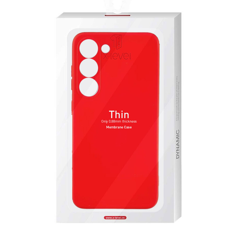 Husa X-Level Thin - Samsung Note9 (N960) - MicroFiber, Red