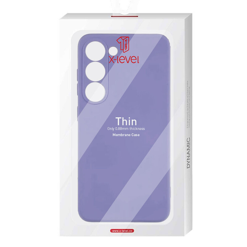 Husa X-Level Thin - Samsung S24 Plus (S926) - MicroFiber, Purple