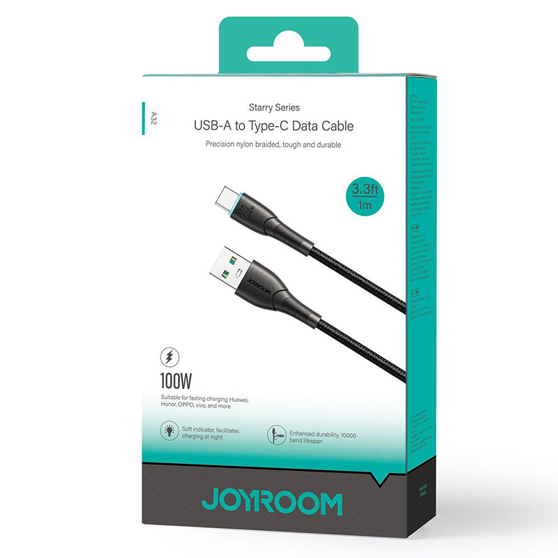 Joyroom (SA32-AL3) - Cablu Date si Incarcare, USB-A la Lightning, 1m, Black