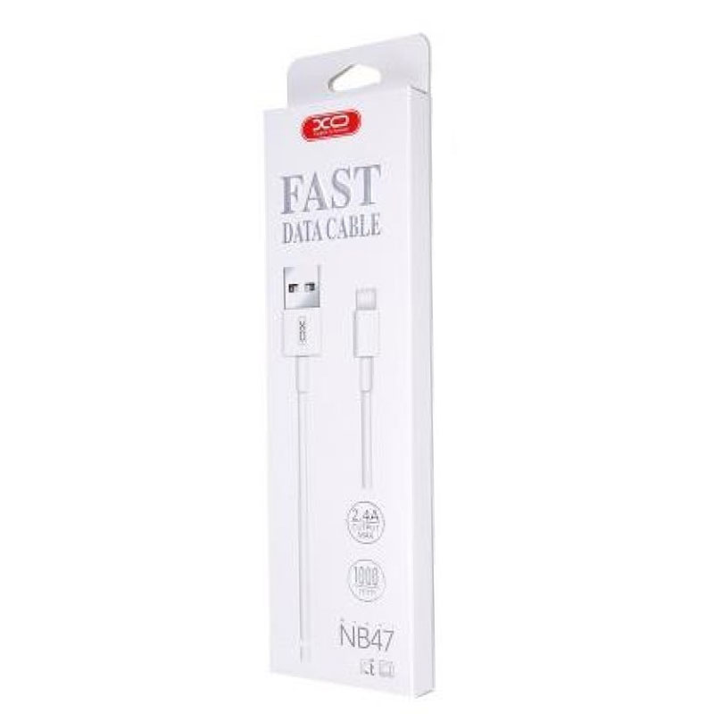 XO (NB47) - Cablu Date si Incarcare, USB-A la MicroUSB, 2.4A, 1m, White