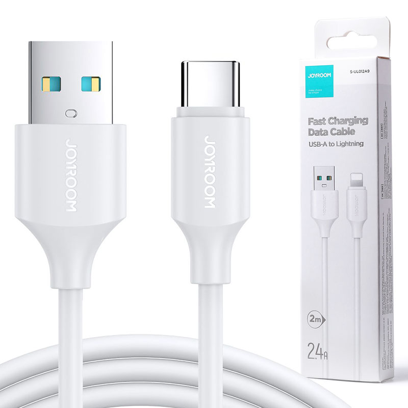 Joyroom (S-UC027A9) - Cablu Date si Incarcare, USB-A la USB-C, 3A, 2m, White