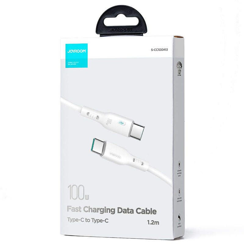 Joyroom (S-CC100A13) - Cablu Date si Incarcare, USB-C, PD100W, QC3.0, 1.2m, White