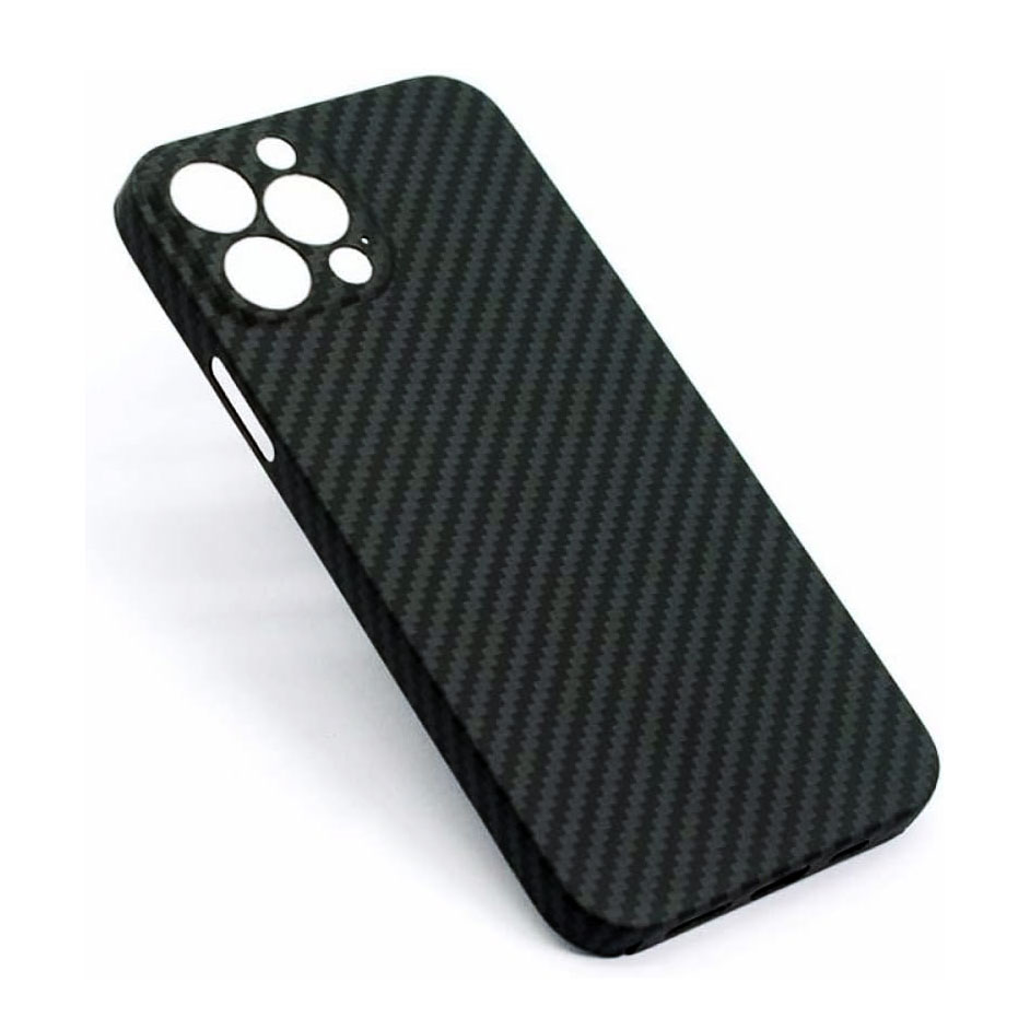 Husa Kevlar » iPhone 15 Pro, Aramid Fiber, UltraThin, Black