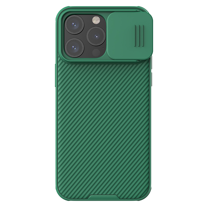 Husa Nillkin » iPhone 15 Pro, CamShield Pro, TPU, Deep Green