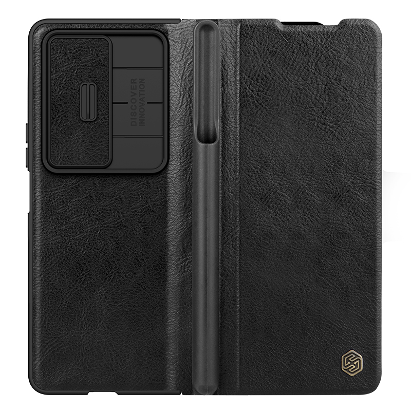 Husa Nillkin » Samsung Z Fold4 (F936), Qin Leather, PC Leather, Black