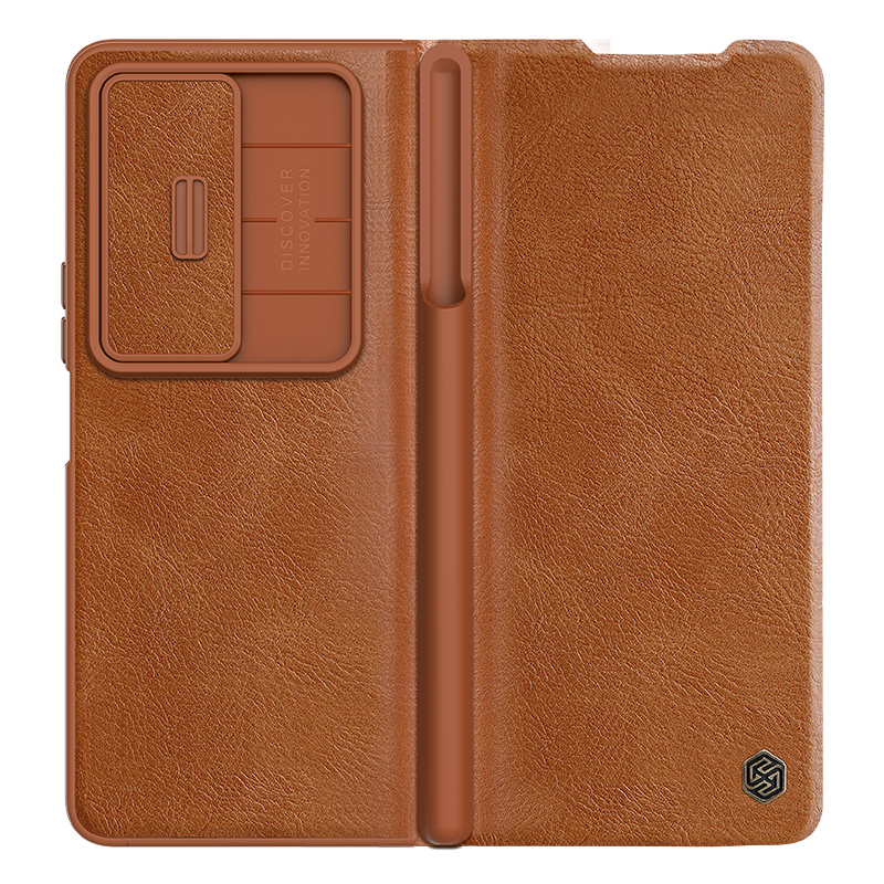 Husa Nillkin » Samsung Z Fold4 (F936), Qin Leather, PC Leather, BROWN