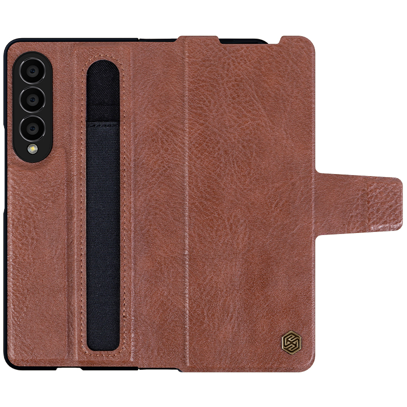 Husa Nillkin » Samsung Z Fold4 (F936), Aoge, PC Leather, BROWN