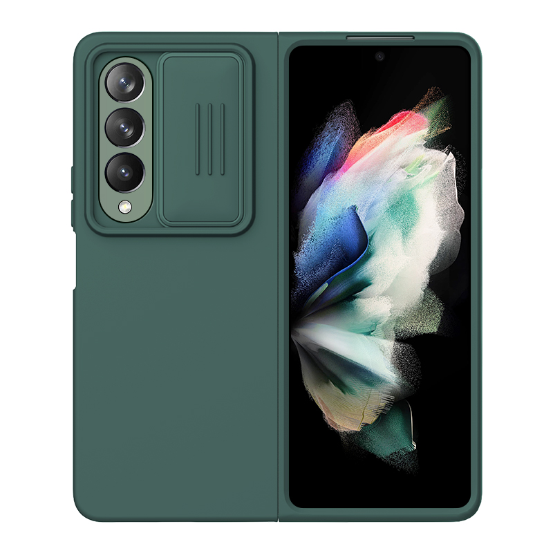Husa Nillkin » Samsung Z Fold4 (F936), CamShield Silky, TPU, Deep Green