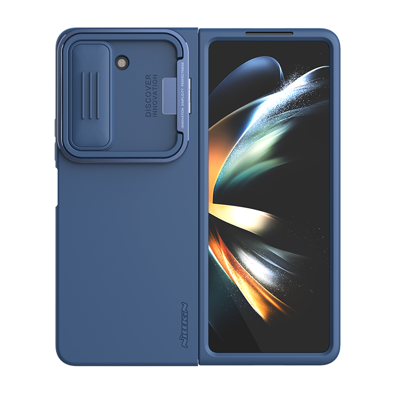 Husa Nillkin » Samsung Z Fold5 (F946), CamShield Silky, TPU, Midnight Blue