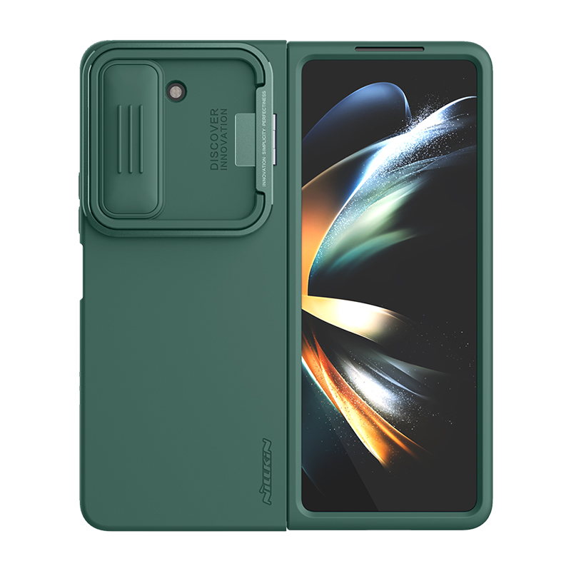 Husa Nillkin » Samsung Z Fold5 (F946), CamShield Silky, TPU, Deep Green