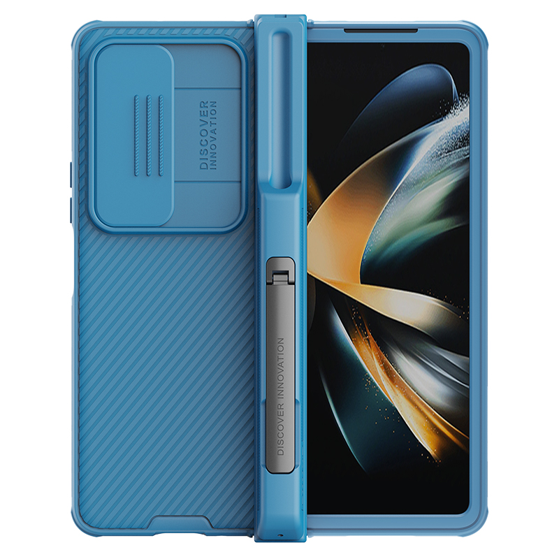 Husa Nillkin » Samsung Z Fold4 (F936), CamShield Pro, TPU, Blue