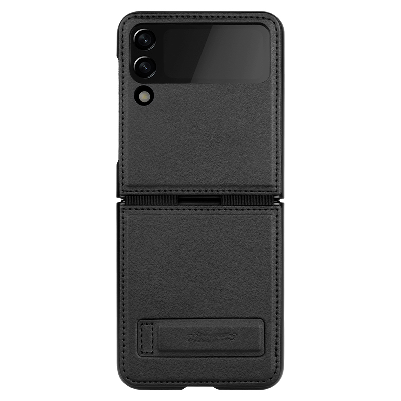 Husa Nillkin » Samsung Z Flip4 (F721), Qin Leather, PC Leather, Black