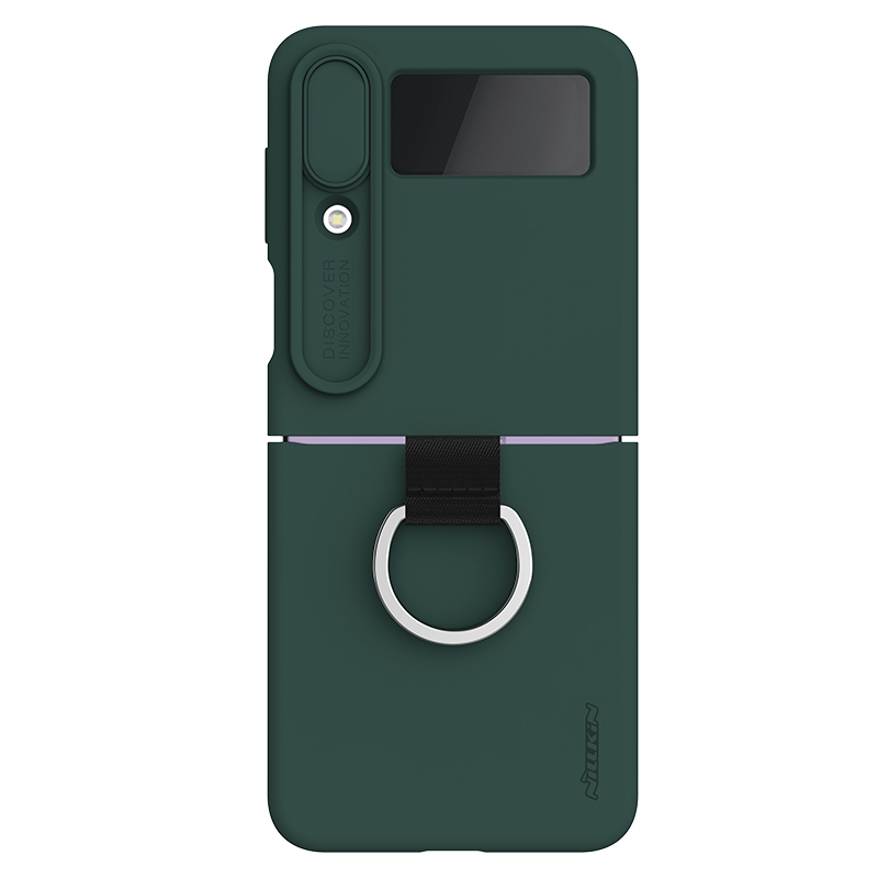 Husa Nillkin » Samsung Z Flip4 (F721), CamShield Silky, TPU, Forest Green