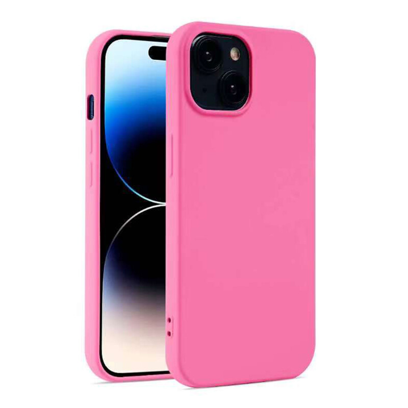 Husa Soft » iPhone 13 Pro, MicroFiber, TPU, Neon PINK