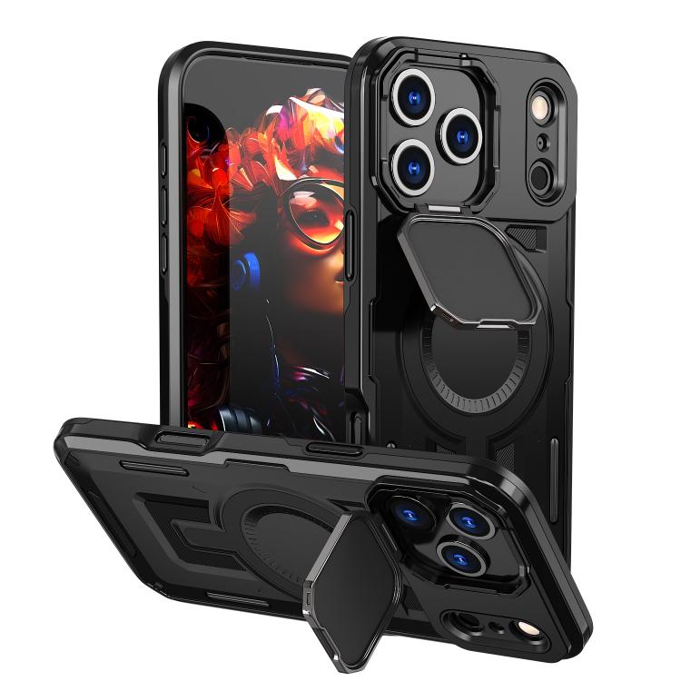 Husa UrbanMag » iPhone 17 Pro Max, Hybrid, Armor MagCase, CamBracket, BLACK