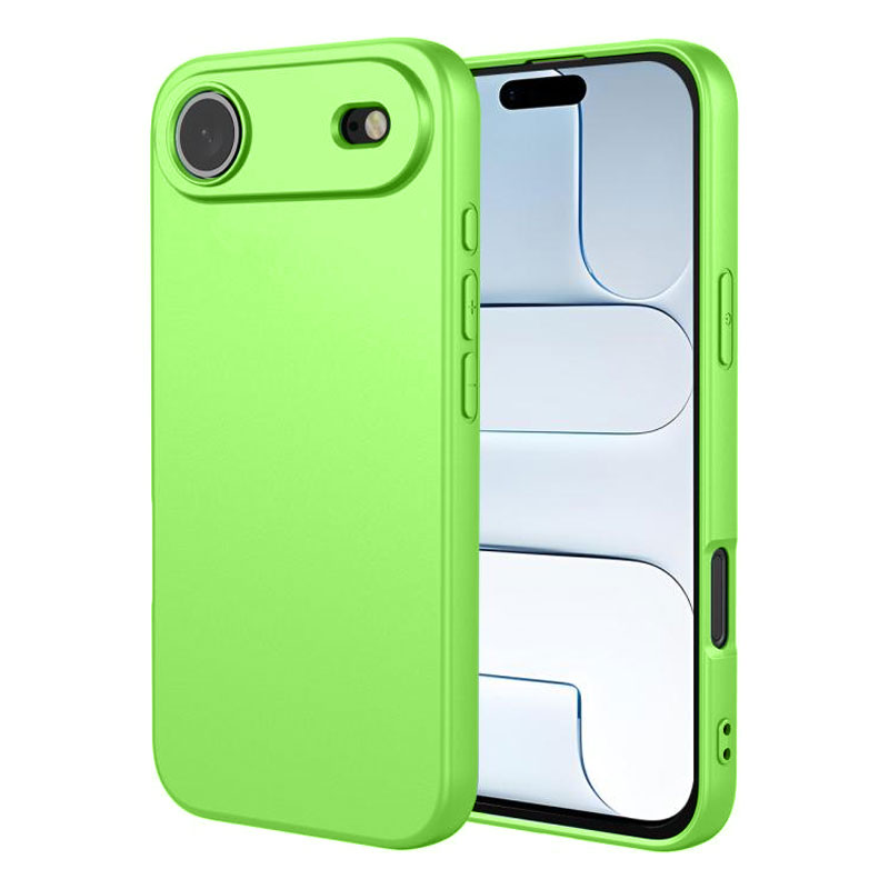 Husa Soft » iPhone 17 Air, MicroFiber, TPU, Mint GREEN