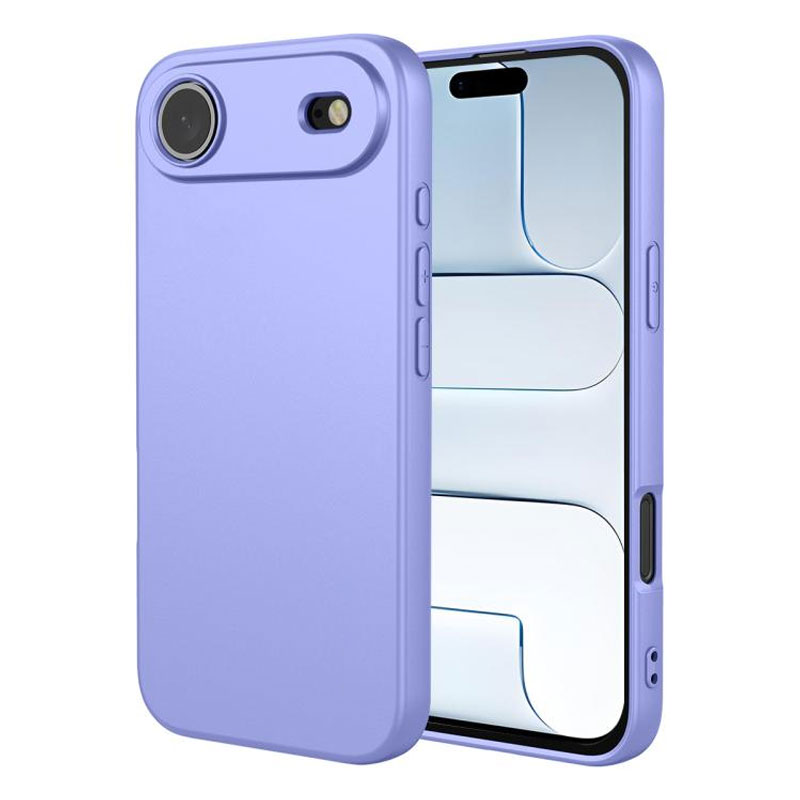 Husa Soft » iPhone 17 Air, MicroFiber, TPU, Pastel LILA