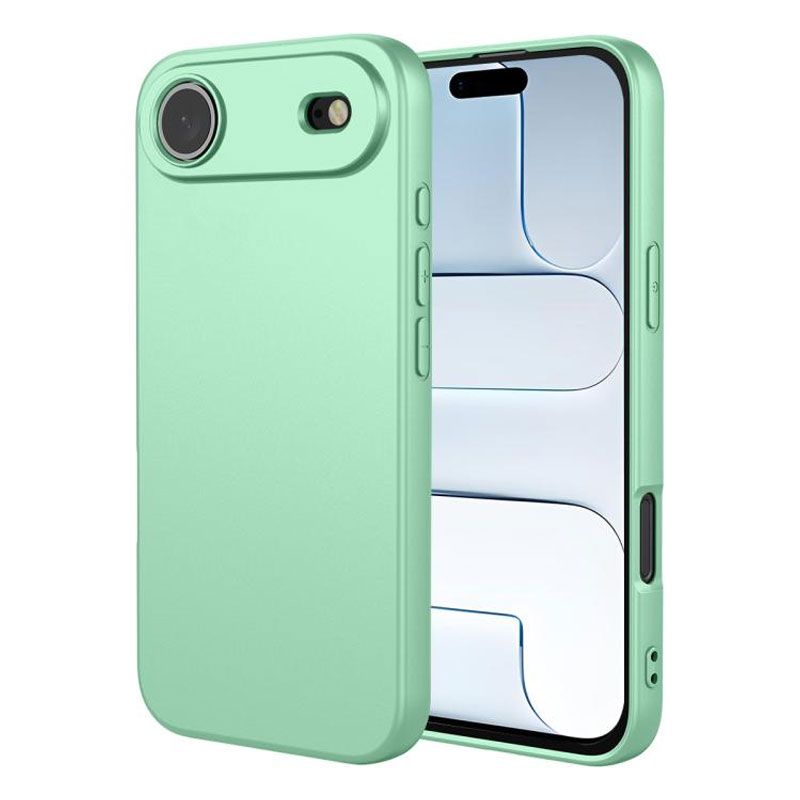 Husa Soft » iPhone 17 Air, MicroFiber, TPU, TURQUOISE