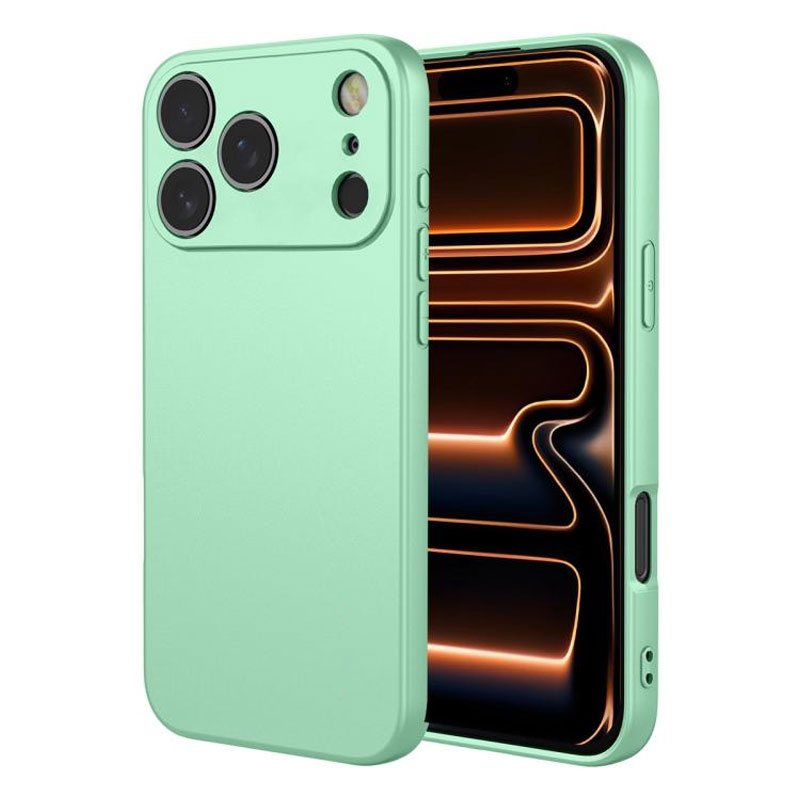 Husa Soft » iPhone 17 Pro, MicroFiber, TPU, TURQUOISE