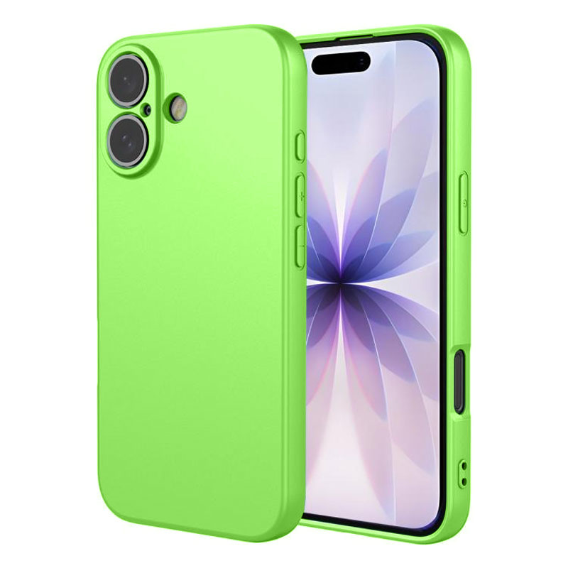 Husa Soft » iPhone 17, MicroFiber, TPU, Mint GREEN