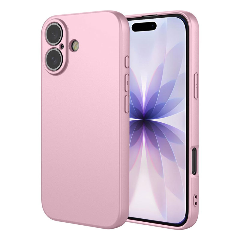 Husa Soft » iPhone 17, MicroFiber, TPU, Sand CREAM