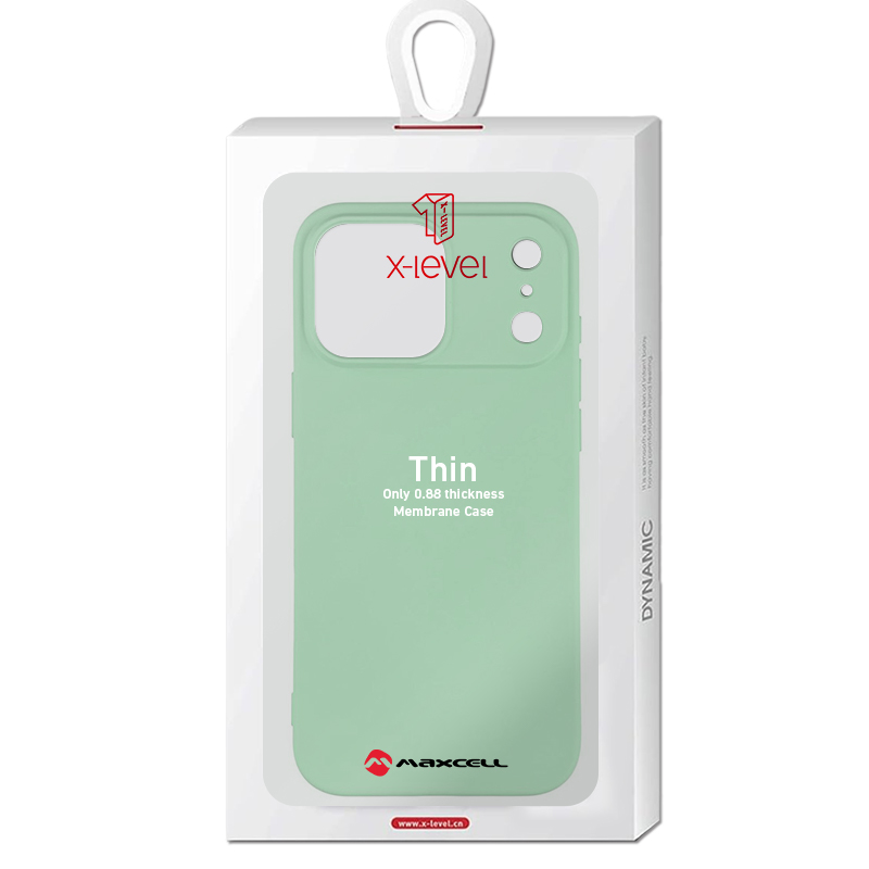 Husa X-Level » iPhone 17 Pro Max, Thin Series, SoftTouch, Mint GREEN