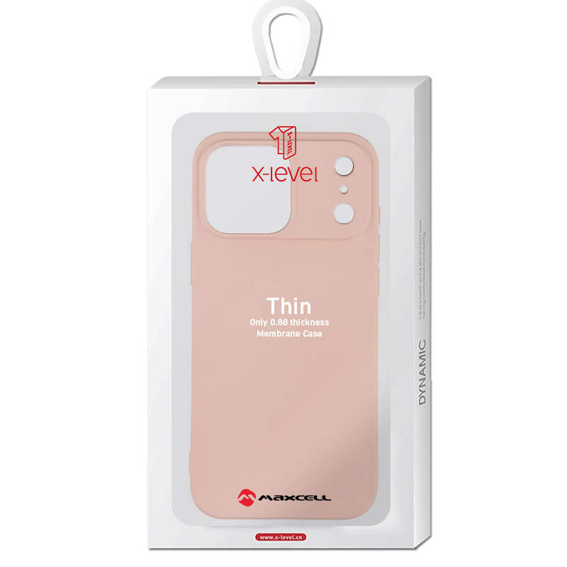 Husa X-Level » iPhone 17 Pro Max, Thin Series, SoftTouch, PINK
