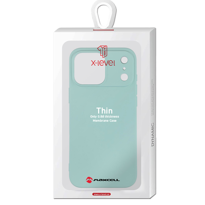 Husa X-Level » iPhone 17 Pro, Thin Series, SoftTouch, TURQUOISE